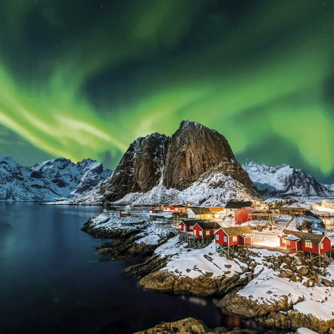 Noche polar llena de magia