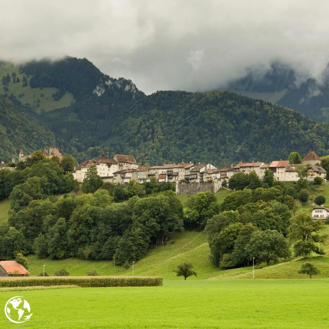 Paisaje de Suiza